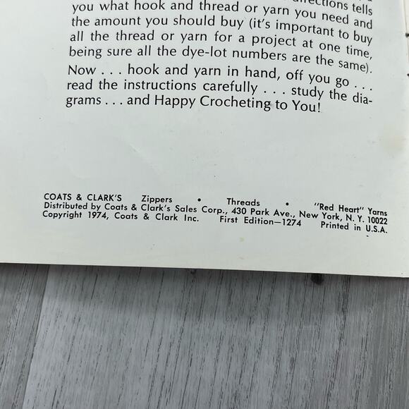 Vintage Learn To Knit & Crochet Magazine Book Lot Bundle Of 4 Bernat Brunswick - Picture 3 of 7